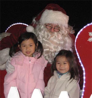 kiddies and santa