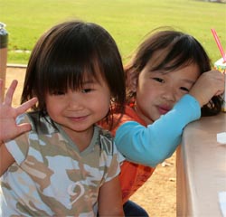 kiddies at the park